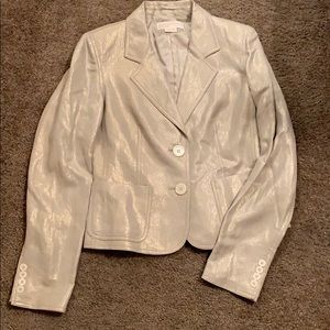 Michael by Michael Kors Metallic Gold Blazer